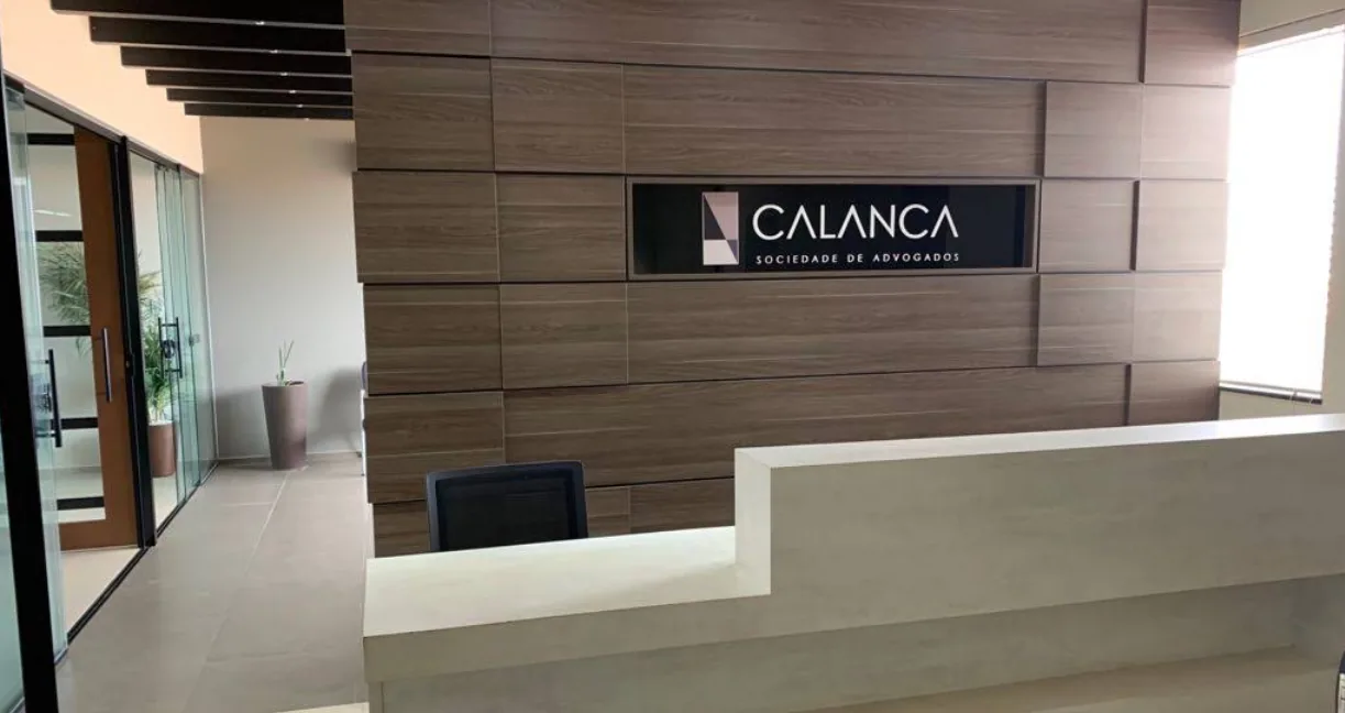 Recepção do escritório CALANCA Sociedade de Advogados, em Bauru/SP